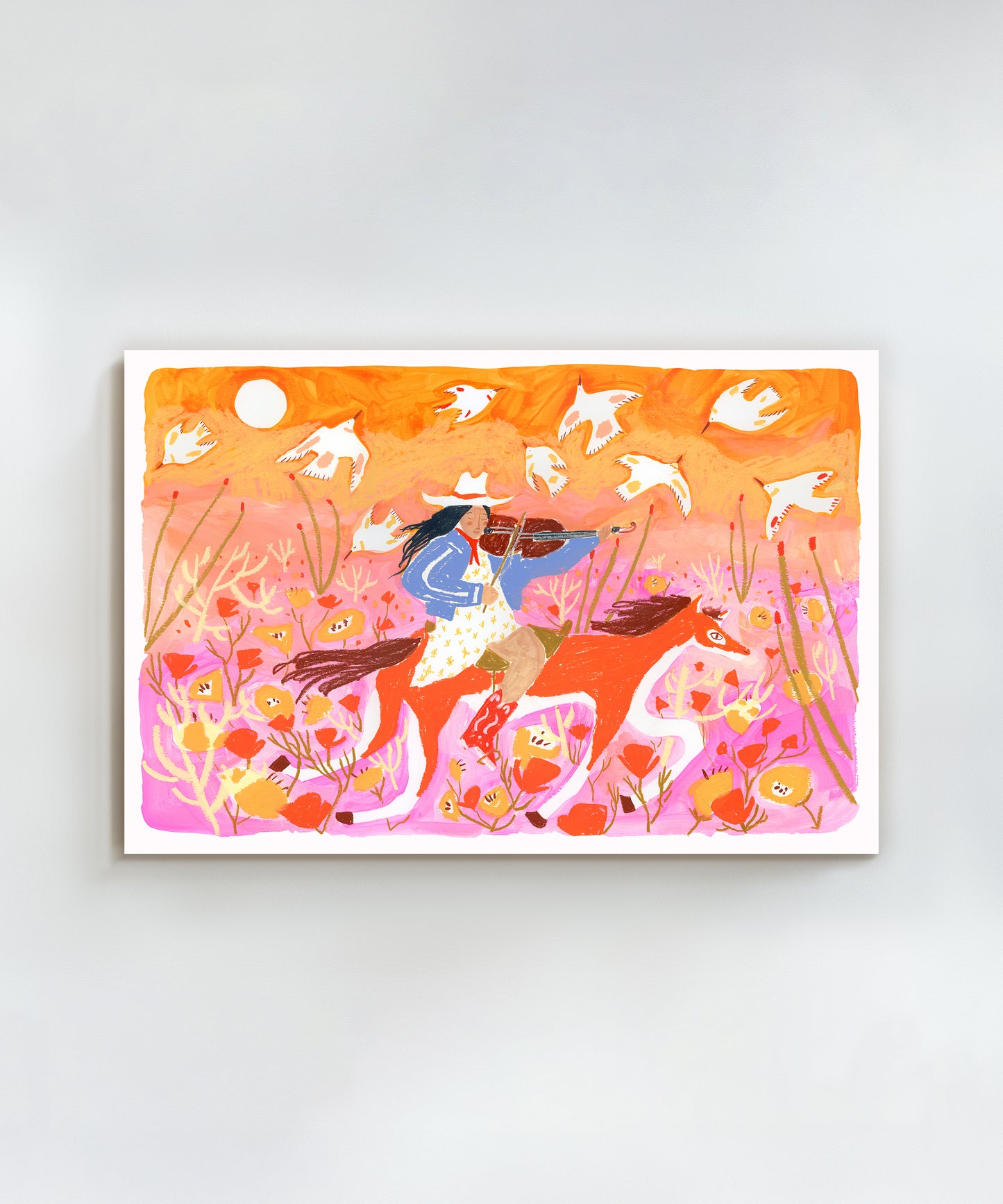 The Birds Danced As She Rode by Melissa Lakey