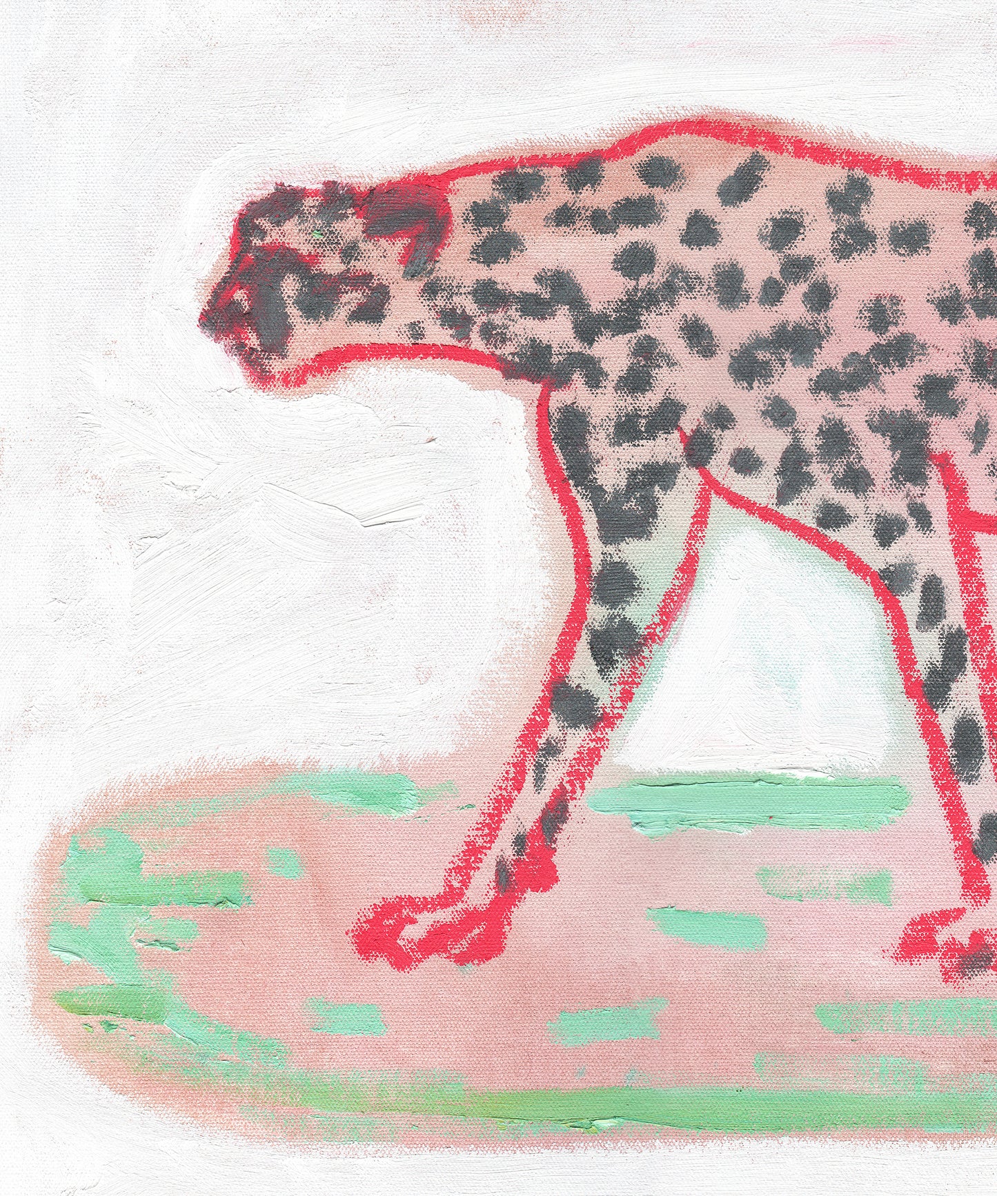 Scarlet Cheetah by Anne-Louise Ewen
