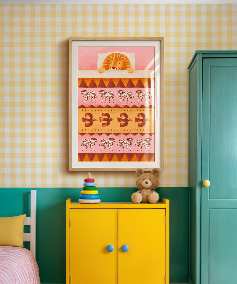 All Tucked In - Lion  by LVG Studio