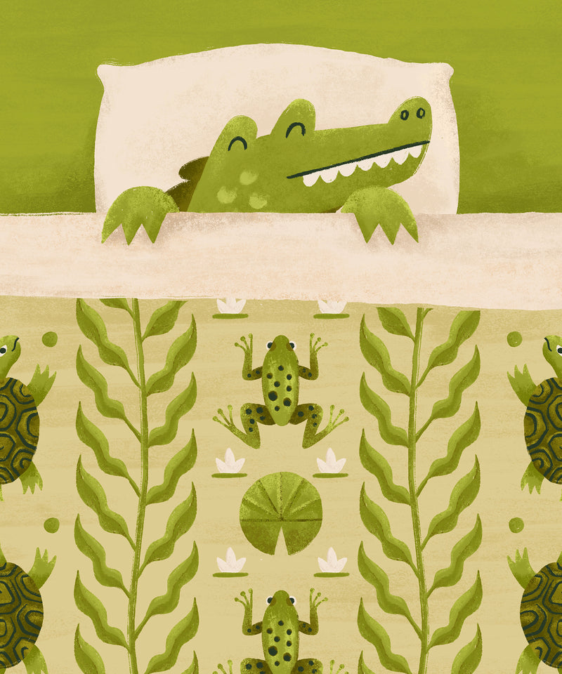 All Tucked In - Gator  by LVG Studio