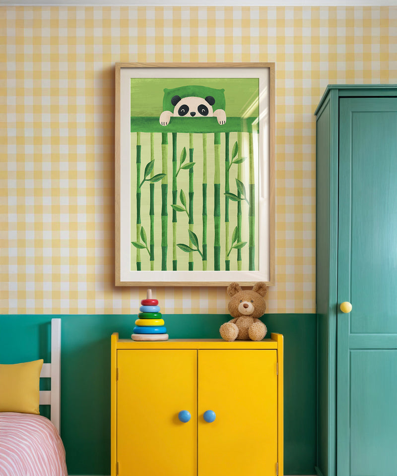 All Tucked In - Panda  by LVG Studio
