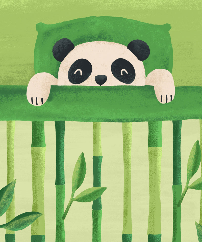 All Tucked In - Panda  by LVG Studio