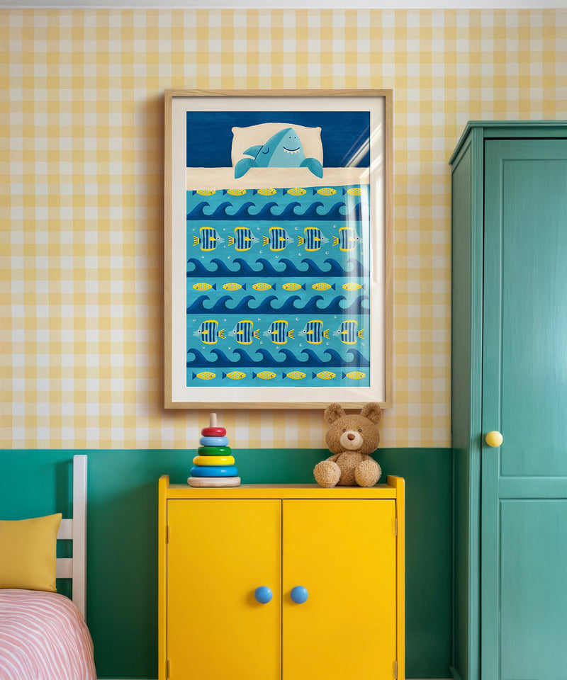 All Tucked In - Shark  by LVG Studio