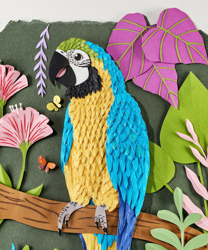 Blue Macaw by Andrea Cira