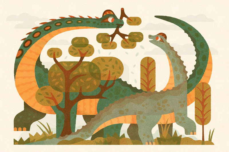The Little Brachiosaurus by LVG Studio
