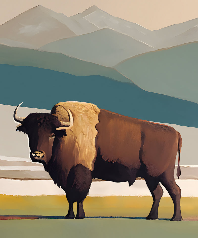Home On the Range - The Bison  by LVG Studio