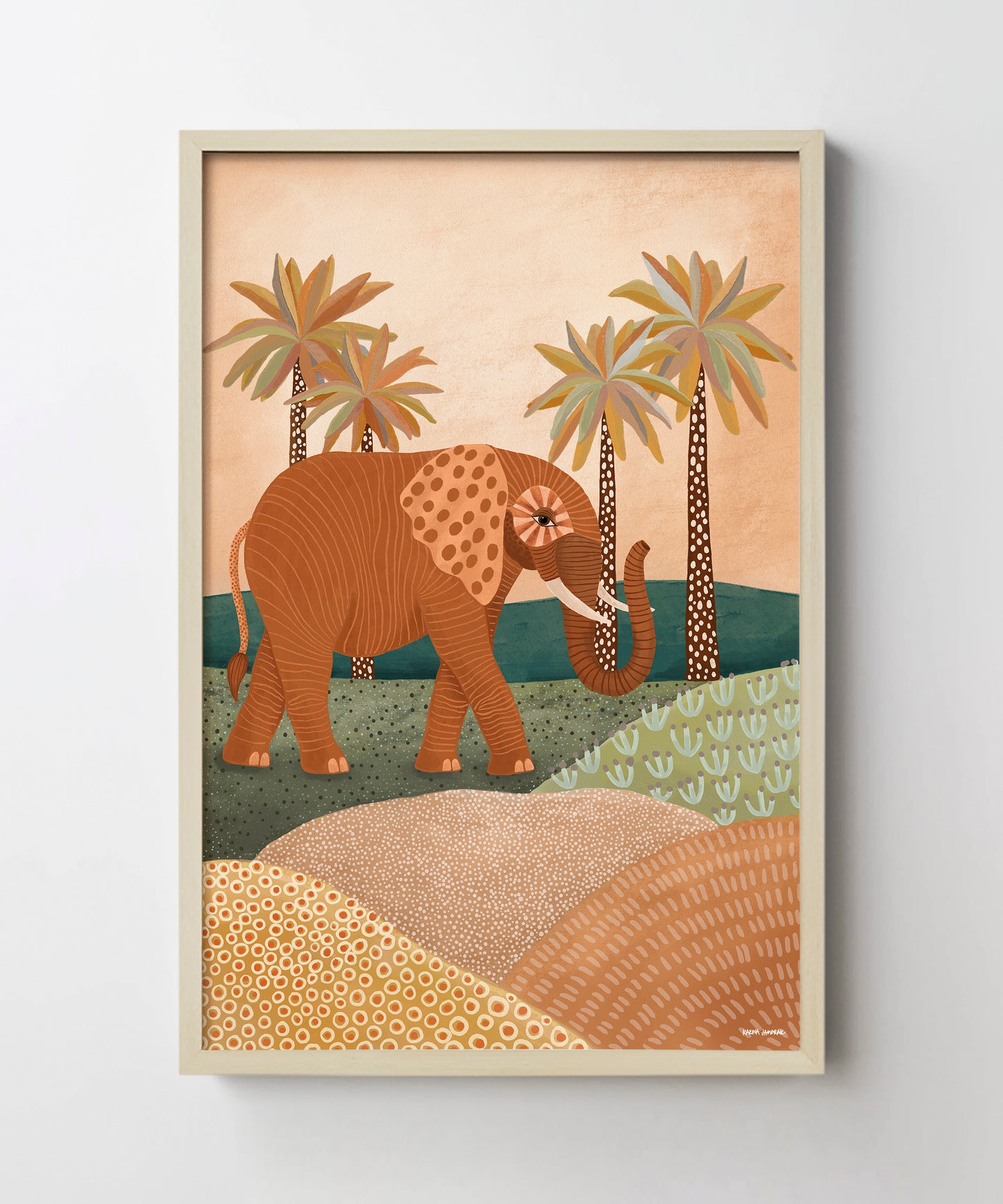 Elephant Garden Wander by Karina Jambrak