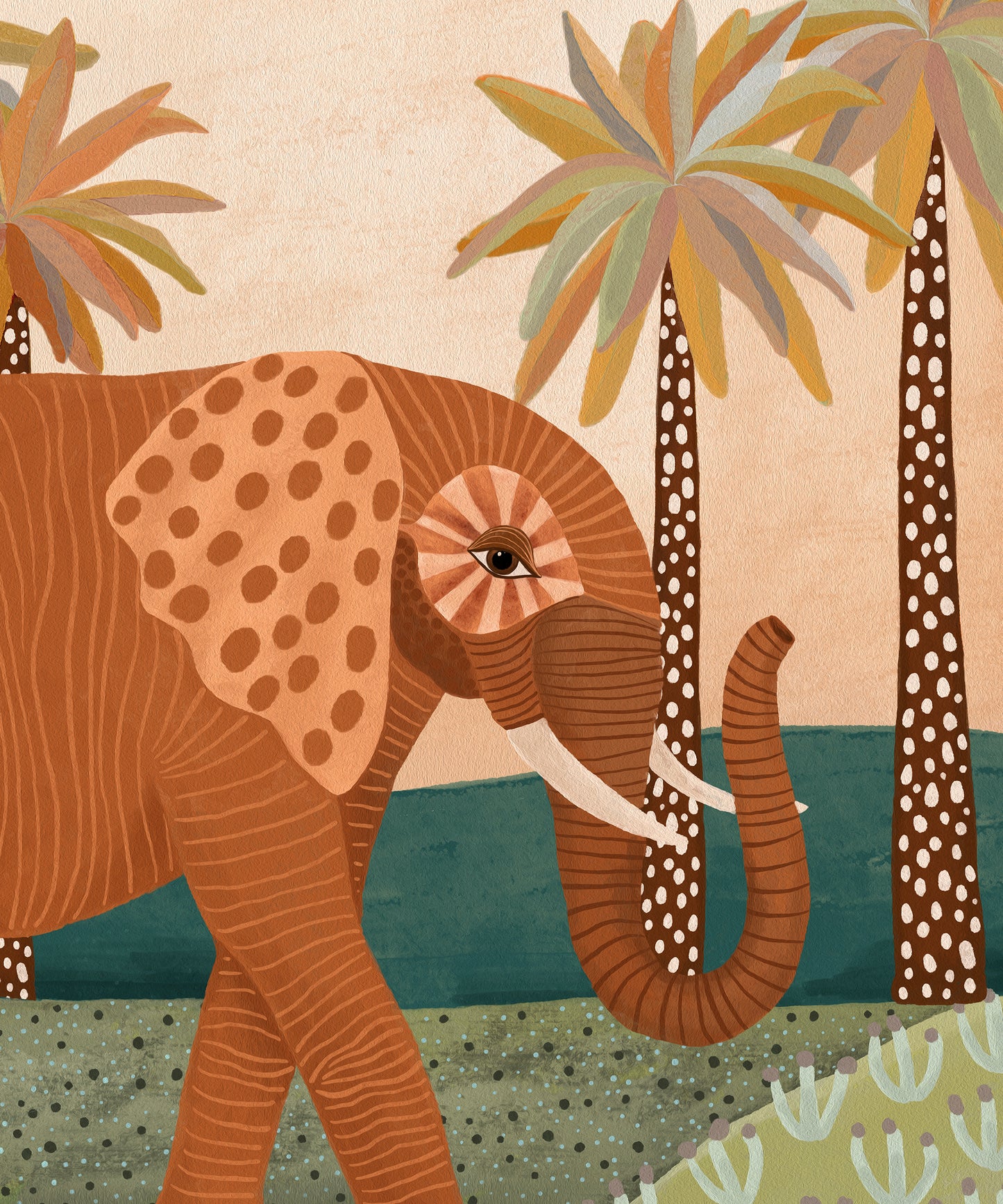 Elephant Garden Wander by Karina Jambrak