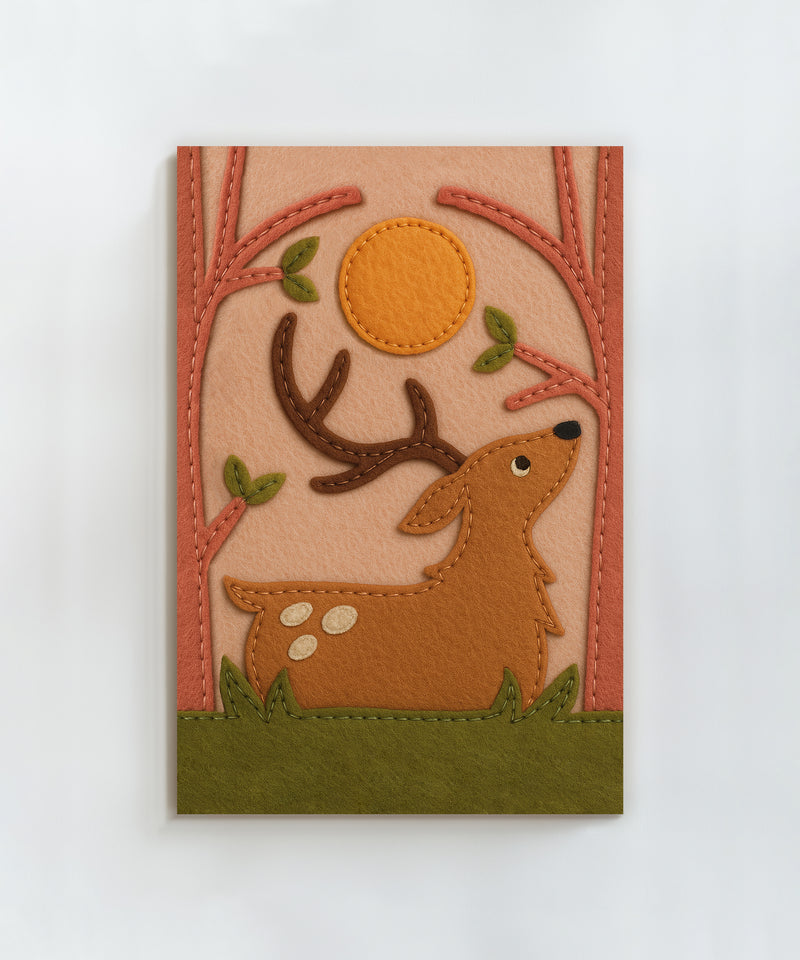 The Felt Forest - Deer  by LVG Studio