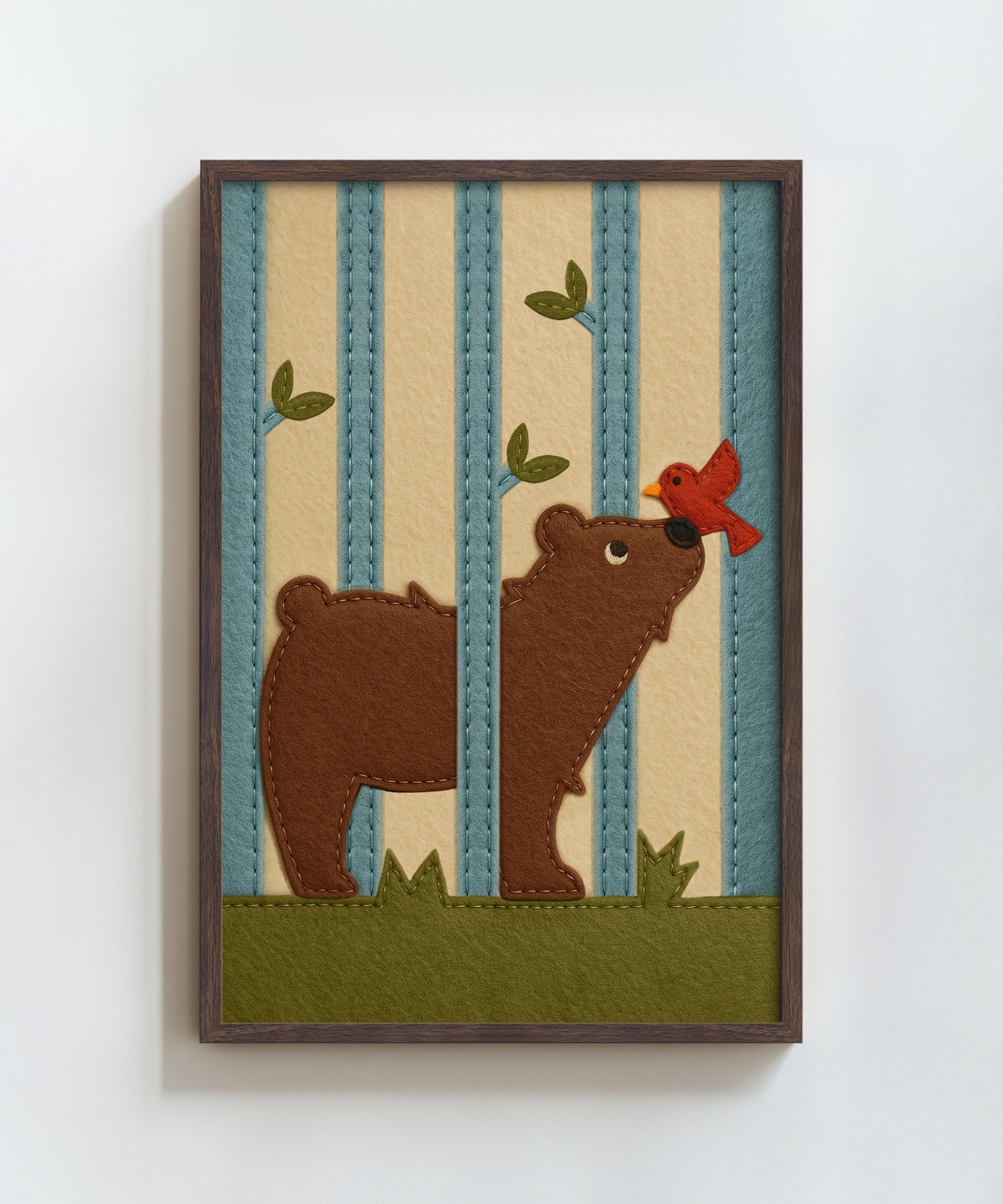 The Felt Forest - Brown Bear