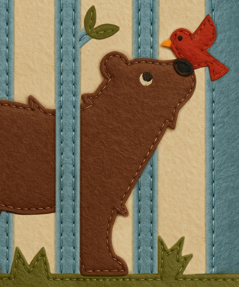 The Felt Forest - Brown Bear  by LVG Studio