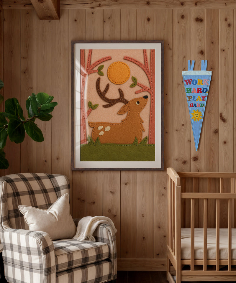 The Felt Forest - Deer  by LVG Studio