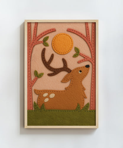 The Felt Forest - Deer