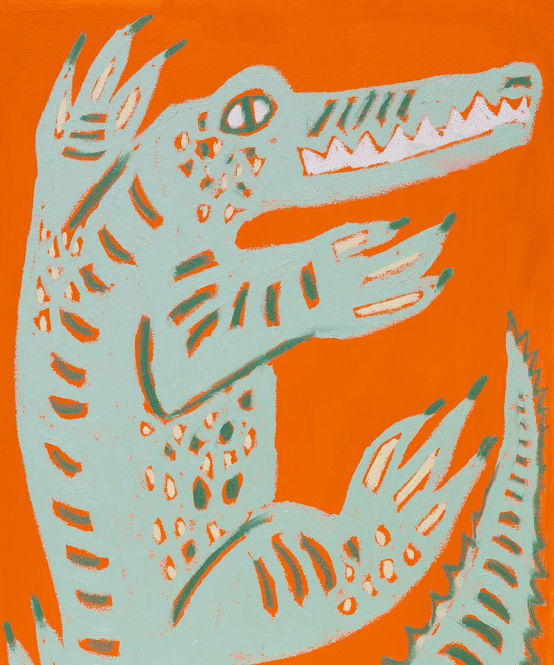 Friendly Gator by Melissa Lakey