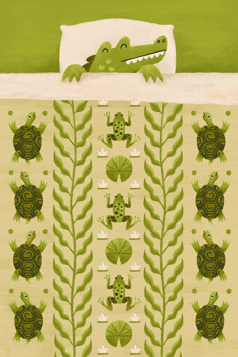 All Tucked In - Gator by LVG Studio