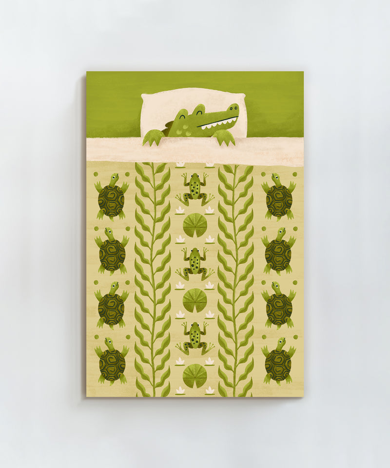 All Tucked In - Gator  by LVG Studio