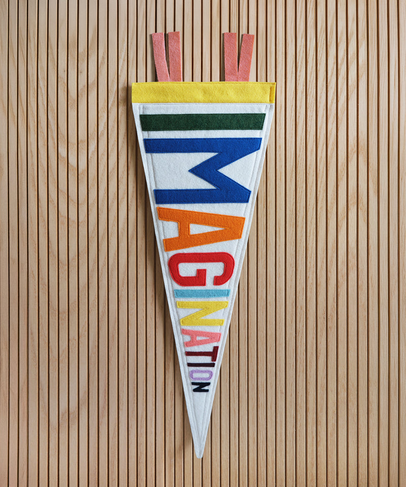 Imagination Felt Pennant  by LVG Studio