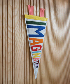 Imagination Felt Pennant by LVG Studio