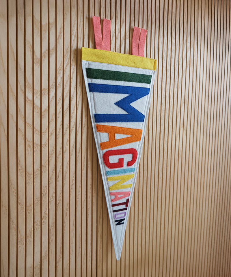 Imagination Felt Pennant  by LVG Studio