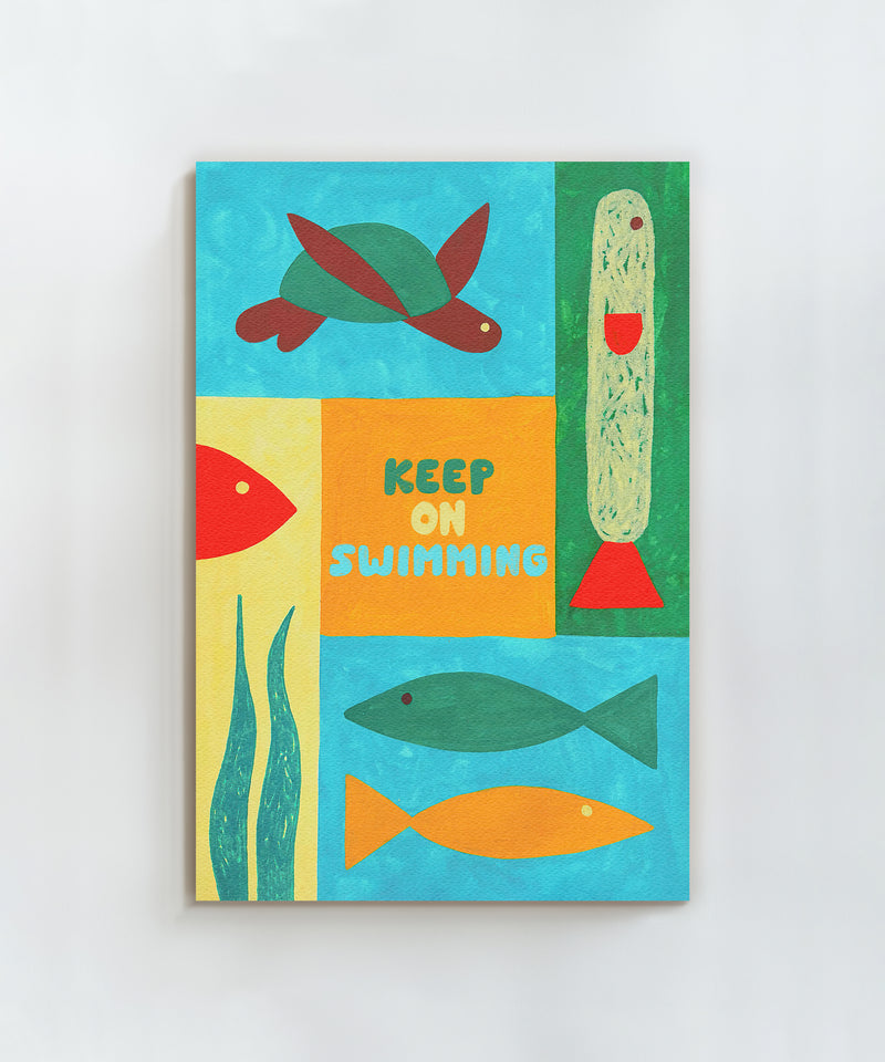 Keep On Swimming  by LVG Studio