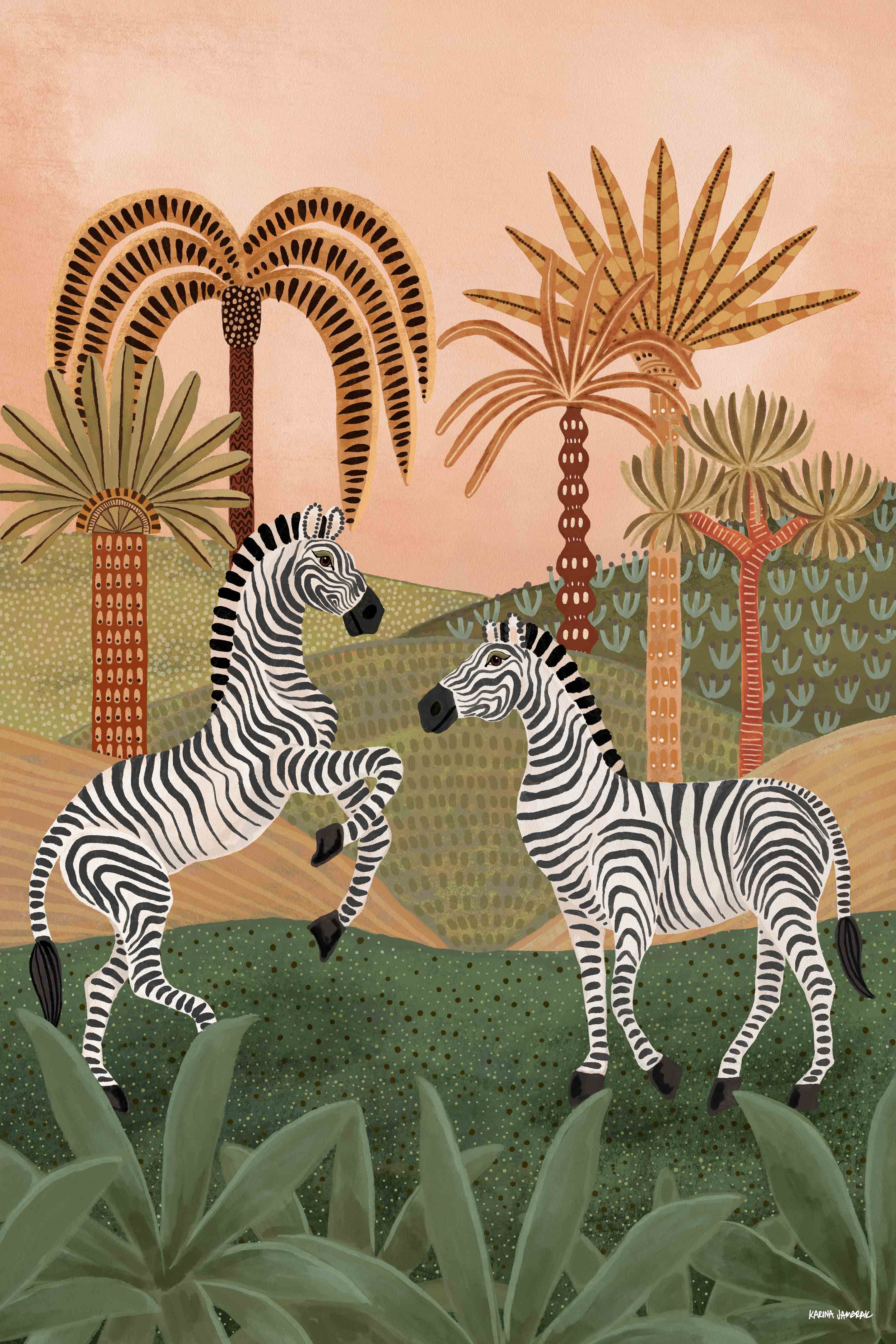 絵画 Zebrappy 絵画 Zebrappy Zebra Fine Art Print by Alexandra Churchill at