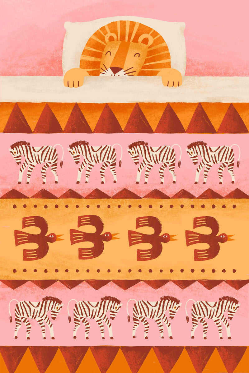 All Tucked In - Lion by LVG Studio