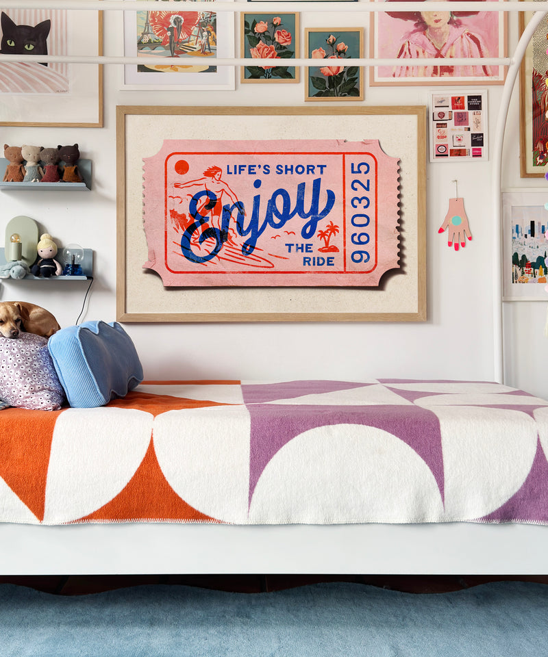 Life's Short, Enjoy the Ride - Coastal  by LVG Studio
