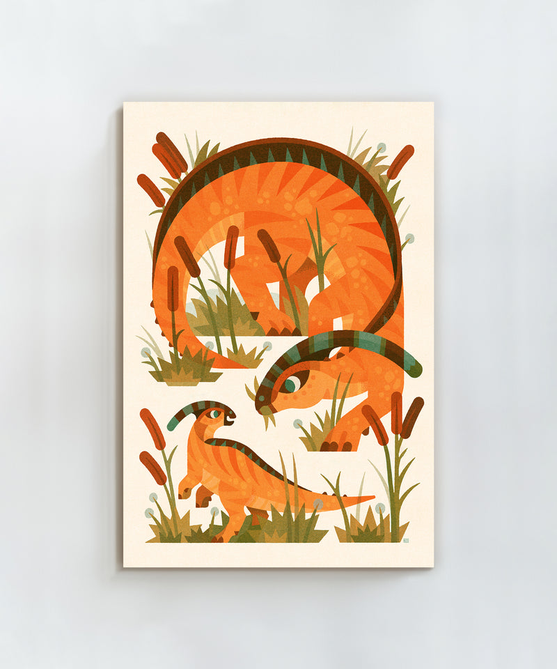 The Little Parasaurolophus  by LVG Studio