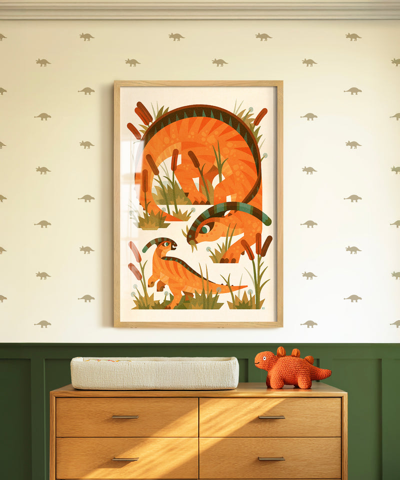 The Little Parasaurolophus  by LVG Studio