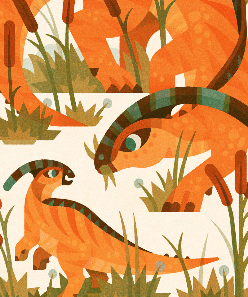 The Little Parasaurolophus  by LVG Studio