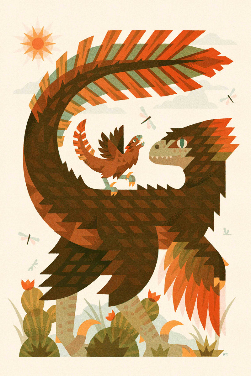The Little Deinonychus by LVG Studio