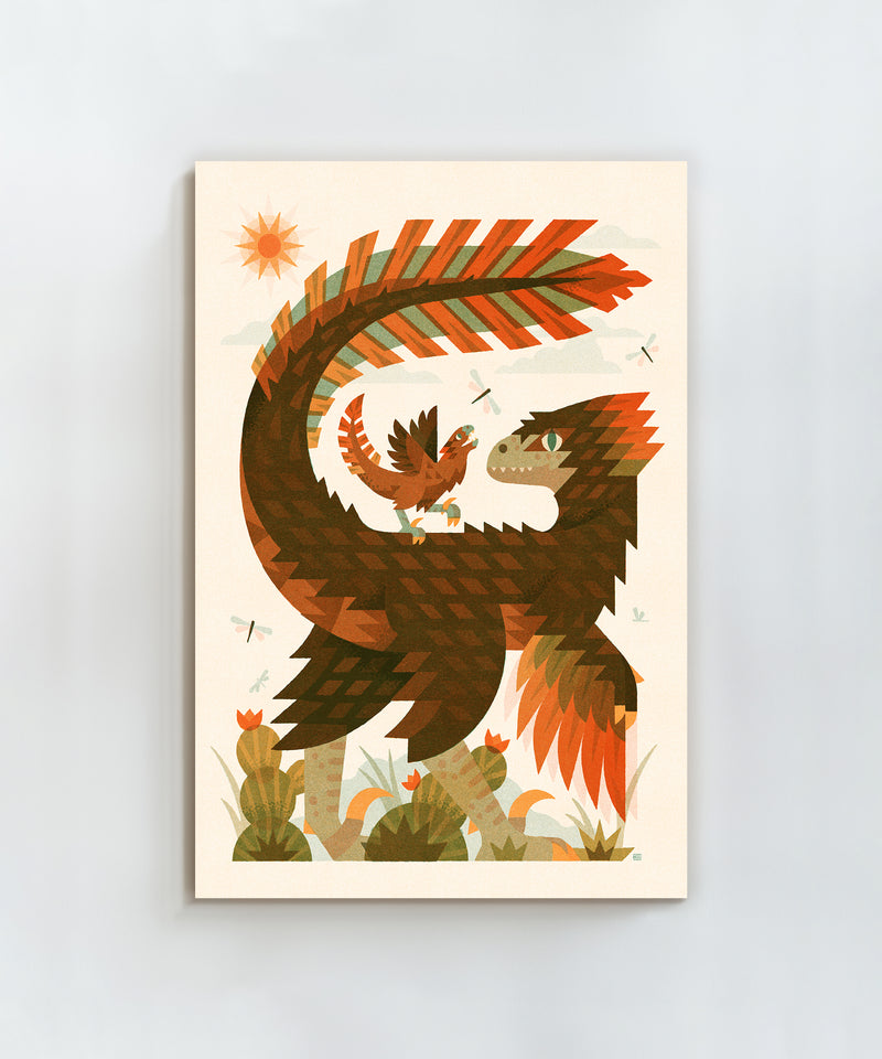 The Little Deinonychus  by LVG Studio