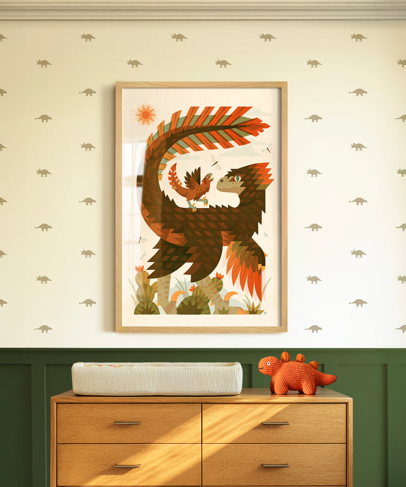 The Little Deinonychus  by LVG Studio