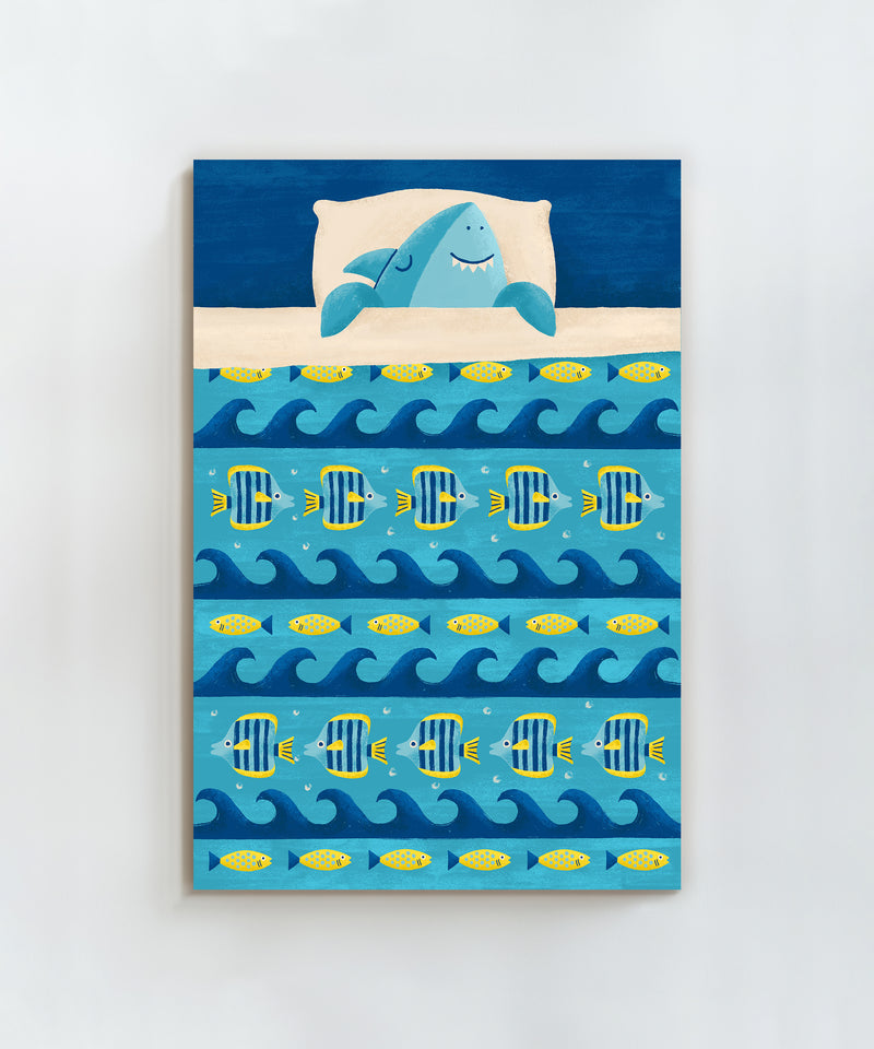 All Tucked In - Shark  by LVG Studio