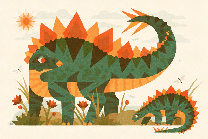 The Little Stegosaurus by LVG Studio