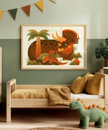The Little Triceratops by LVG Studio