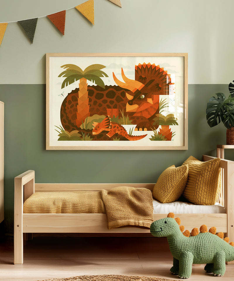 The Little Triceratops  by LVG Studio