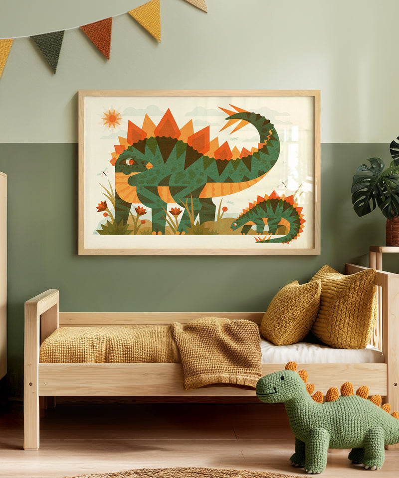 The Little Stegosaurus  by LVG Studio
