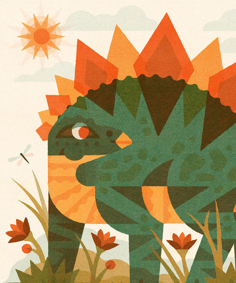 The Little Stegosaurus  by LVG Studio