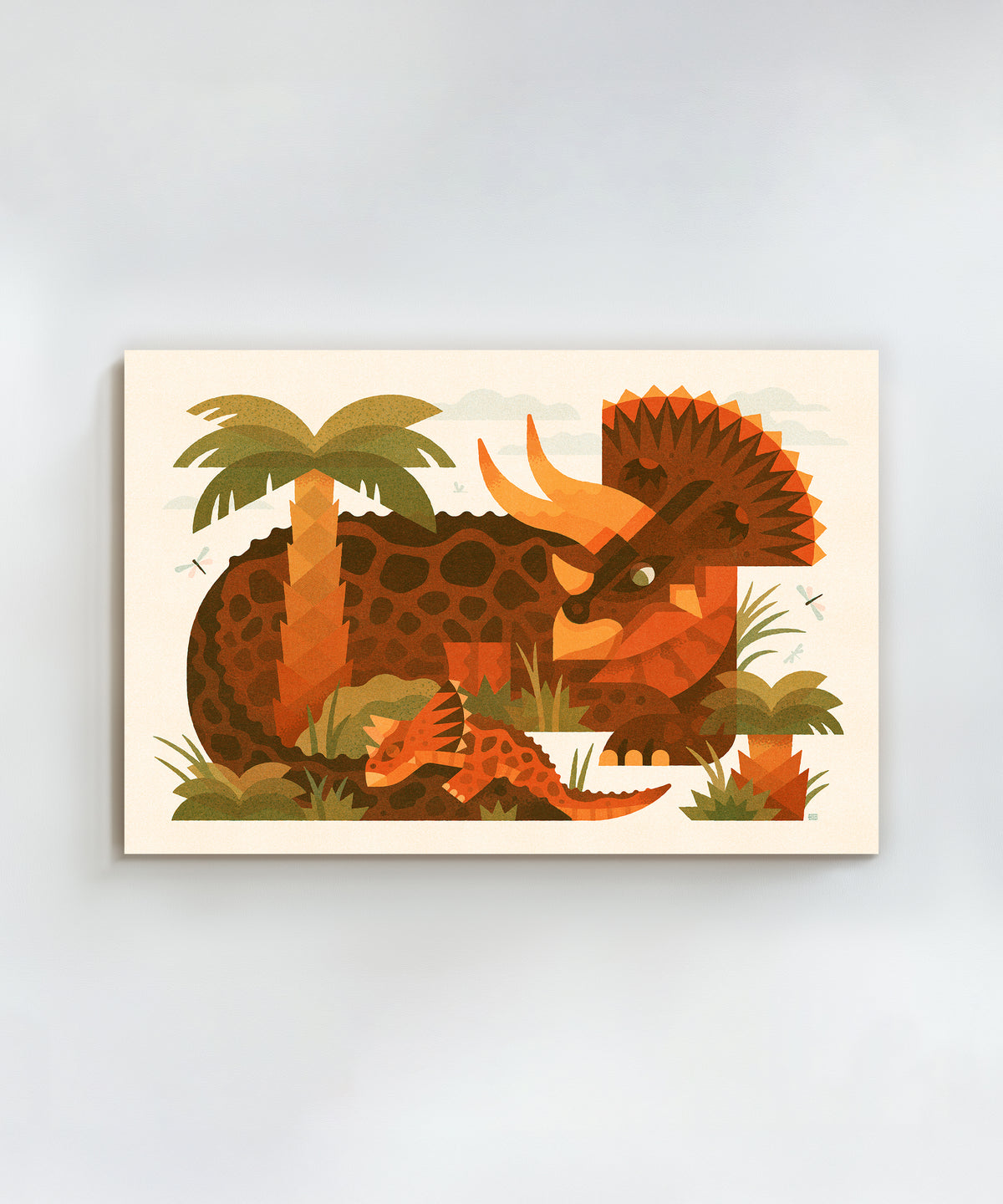 The Little Triceratops by LVG Studio