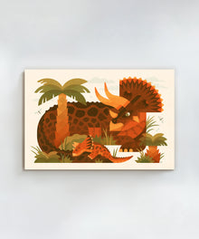 The Little Triceratops by LVG Studio
