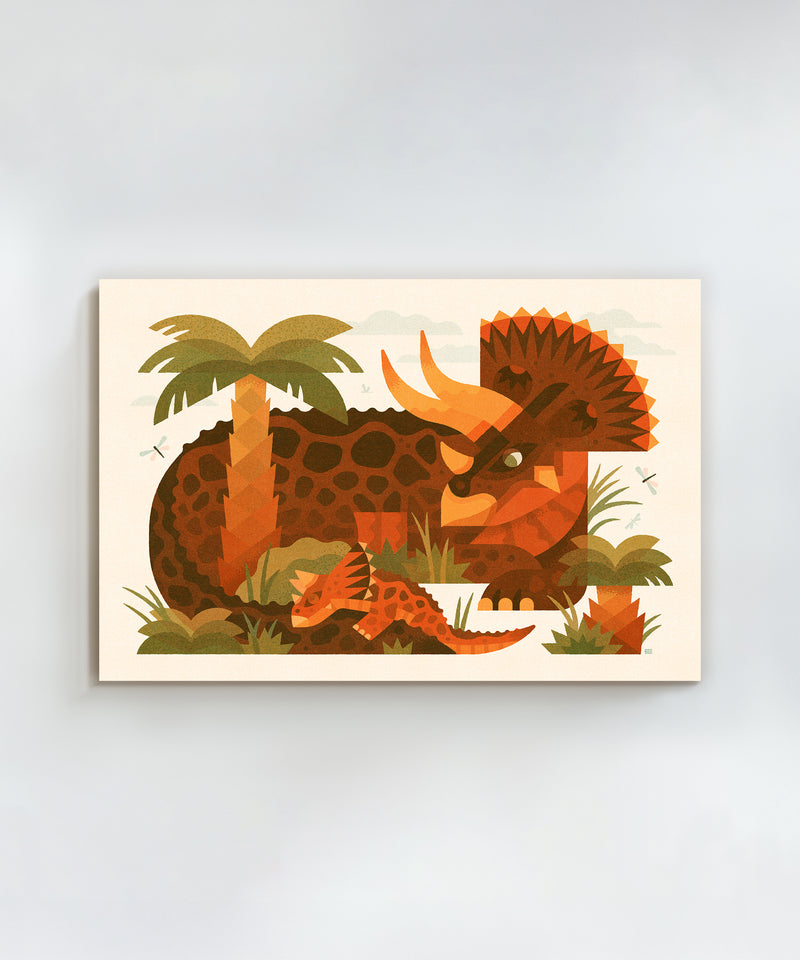 The Little Triceratops  by LVG Studio